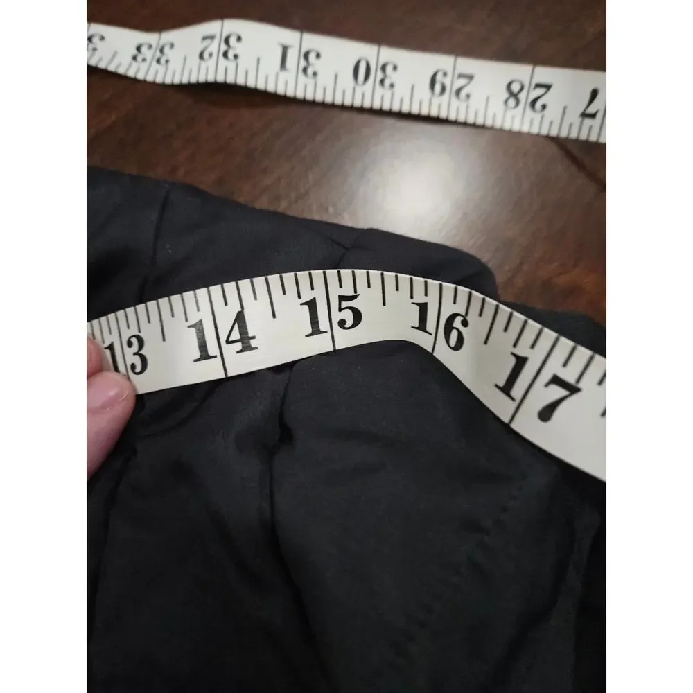 Land's End Black Puffer Jacket Fleece-lined Size XS 2 4 Women's - Picture 10 of 11